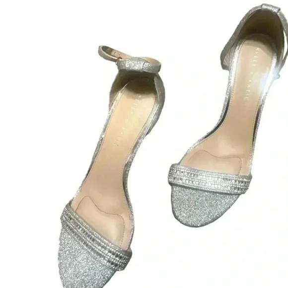 KELLY AND KATIE BLING ANKLE STRAP HIGH HEEL SANDALS- AMAZING!! - Picture 9 of 16